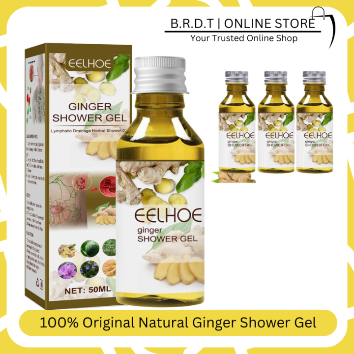 Original and Effective EELHOE Ginger Shower Gel - Ginger Lymphatic ...