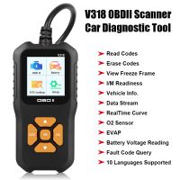 V318 OBD2 Code Reader Scanner Car Tester Diagnostic Tools Read Vehicle Information Ignition System Battery Test Auto Accessories