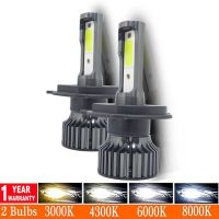 880 881 H7 Led Headlight Turbo 20000Lm H1 H4 Bulbs High Low Beam Hb3 Hb4 Lamps 4300K 6000K 8000K H8 H9 H11 9005 9006 Fog Lights Bulbs  LEDs  HIDs