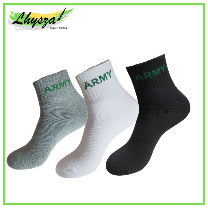 Authorized ARMY ATHLETICS AND PATROL Socks (Unisex) Lazada PH