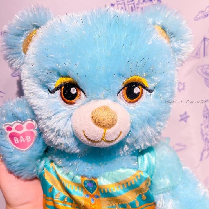 ตุ๊กตาหมีบิ้วอะแบร์-หายาก-เจ้าหญิงจัสมิน-build-a-bear-สินค้ามือสองนำเข้าจากอเมริกา