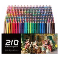 Lele Pencil】ชุดวาดสีน้ำมืออาชีพ210สี,ดินสอสีไม้ร่างภาพปักครอสสติชช์ดินสอสีโรงเรียนศิลปะของใช้