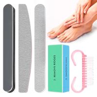 5 Pcs Nail Files and Buffers Nail Art Buffer File Block Professional Manicure Pedicure Tools Kit Nail Art Care Buffer Block Emery Boards Shine Kit DIY