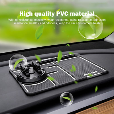 【CW】Multifunctional Car Anti-Slip Mat Auto Phone Holder Non Slip Sticky Dash Phone Mount Parking Number Card Dashboard Car Pad Mat