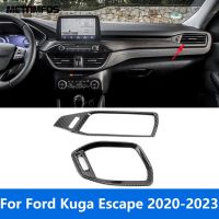 ช่องอุปกรณ์เสริมฝาครอบด้านข้างทำจากคาร์บอนไฟเบอร์สำหรับฟอร์ด Kuga Escape 2020 2021 2022 2023