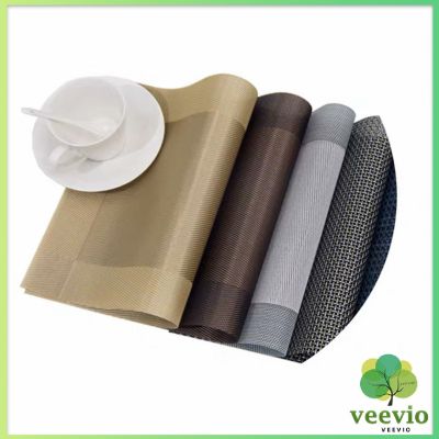 Veevio แผ่นรองจาน แผ่นกันน้ำ กันความร้อน ป้องกันการลื่นและอุณหภูมิสูง Insulation pads มีสินค้าพร้อมส่ง