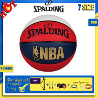 ลูกบาส ลูกบาสเกตบอล ลูกบาสเก็ตบอล บาสเกตบอล Basketball Spalding NBA เบอร์7 มี 2สี ดำ ทอง สินค้าแท้ พร้อมส่ง ลูกบาสเกตบอล 7