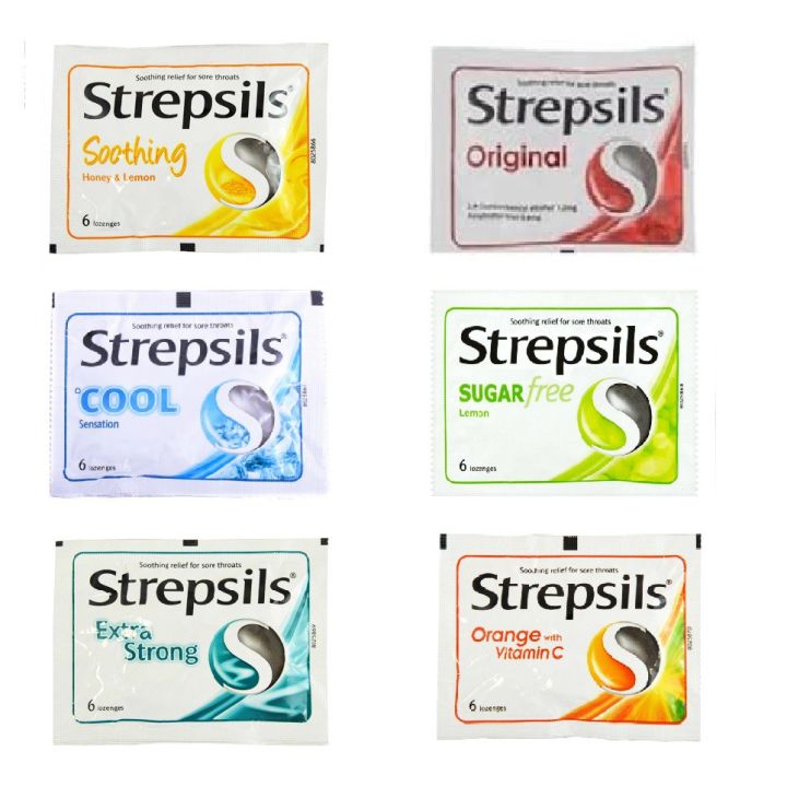 Strepsils Sore Throat Lozenges 6pcs (1 Packet) | Lazada