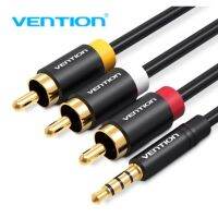 ??HOT!!ลดราคา?? Vention(BCJ) 3.5mm Jack to 3RCA Cable Jack 3.5mm to AV Converter Cable Metal Shell for Stereo DVD Computer (1.5m 2m) ##ที่ชาร์จ แท็บเล็ต ไร้สาย เสียง หูฟัง เคส .ลำโพง Wireless Bluetooth โทรศัพท์ USB ปลั๊ก เมาท์ HDMI .