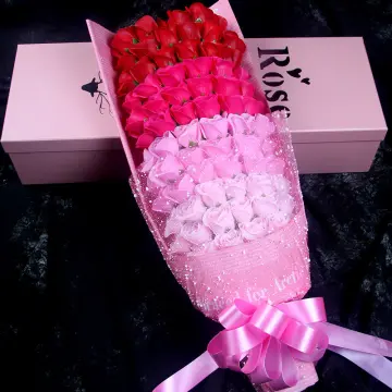 Money/Soap rose bouquet in an elegant box. Sejambak bunga duit/sabun dalam  kotak anggun/any occasion/birthday/surprise