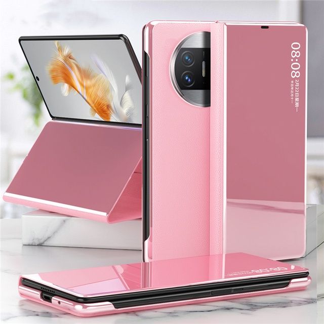 2023hotnew-สำหรับ-mate-x3สำหรับ-mate-x3รับสายโดยไม่ต้องเปิด-mate-x3-clear-view-case-coverfreeshiping