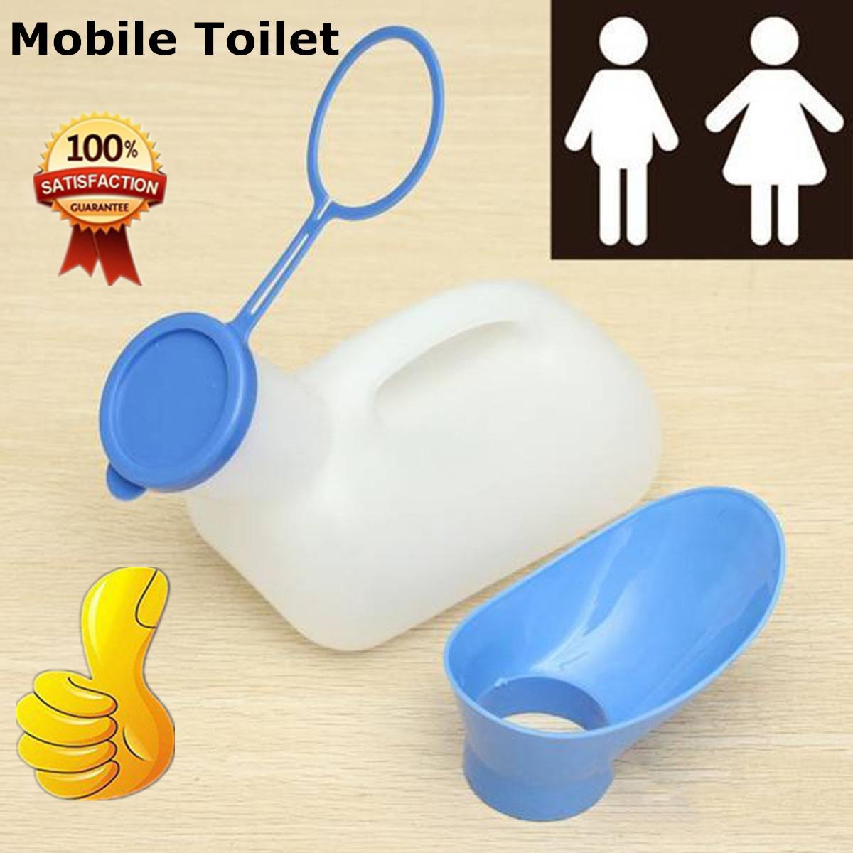 Female male Portable Mobile Toilet 1L Car Journeys Travel Camping Boats Urinal 