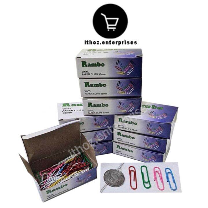 10 boxes Vinyl Paper Clips Lazada PH