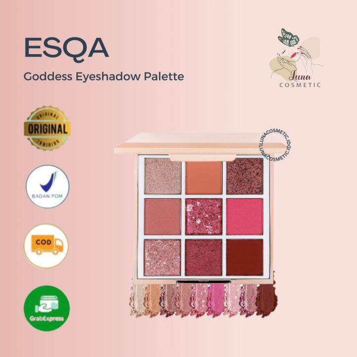 ESQA Goddess Eyeshadow Palette Lazada Indonesia