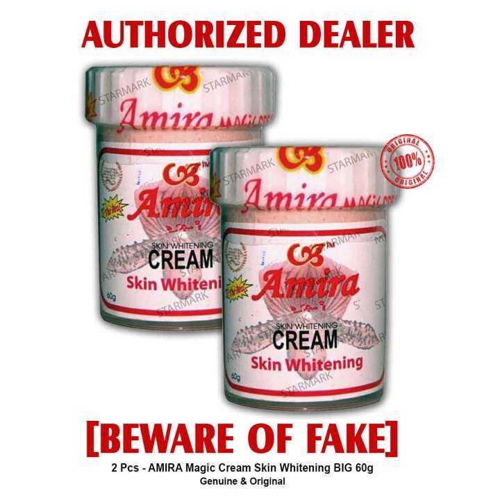 Amira Magic Cream Skin Whitening 60g 60 grams each Set of 2 Pcs