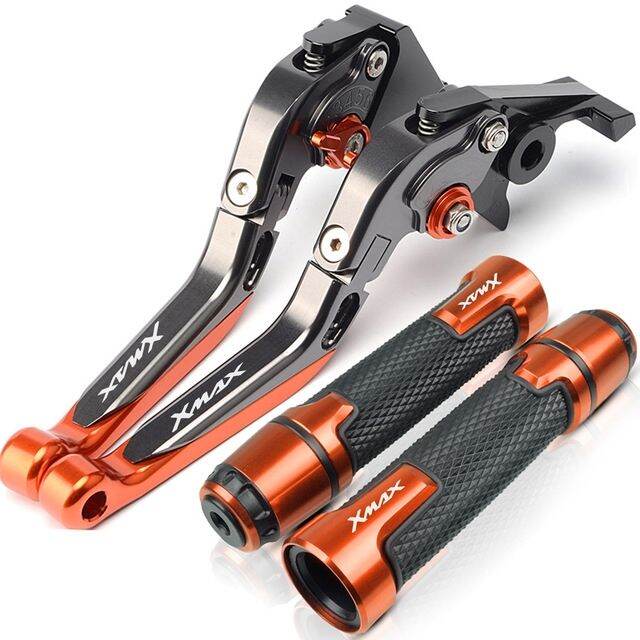 for-yamaha-xmax-250-300-400-2015-2023-modified-cnc-aluminum-alloy-6-stage-adjustable-foldable-brake-clutch-lever-handlebar-grips-glue-set-1