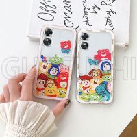 ใหม่เคสโทรศัพท์มือถือสำหรับ OPPO A58 4G 2023ซิลิโคนนิ่มลายการ์ตูนแบบตลกเคสฝาปิด OPPOA584G สำหรับคู่รัก