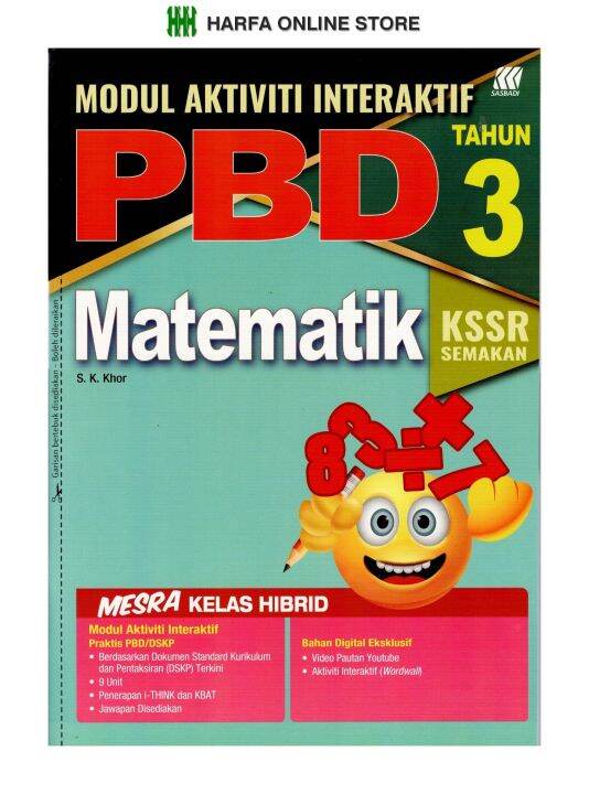 Modul Aktiviti Interaktif PBD Matematik Tahun 3 Kssr Semakan | Lazada