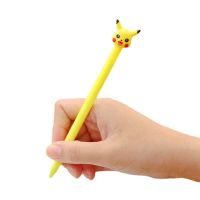 MILOQGU ไดอารี่การ์ตูนอุปกรณ์หมึกดำอุปกรณ์การเรียนสำนักงานโปเกมอนเครื่องเขียน0.5มม. ปากกาลูกลื่นปากกา Pikachu ปากกาปากกาหมึกเจล