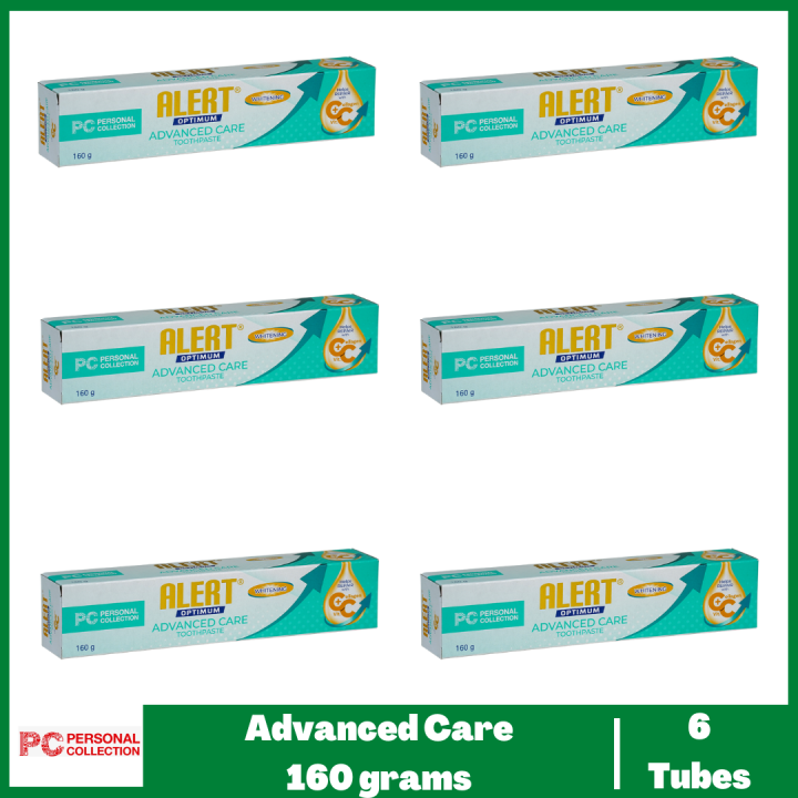 Personal Collection Alert Optimum Advanced Care Toothpaste 6 TUBES 160 grams Lazada PH