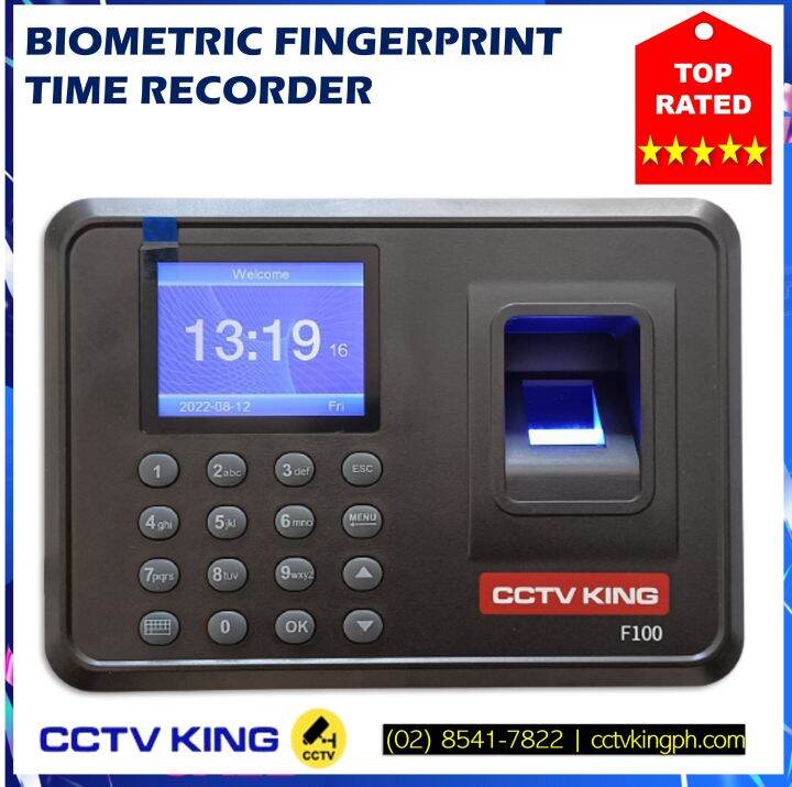 CCTV KING Biometrics machine, finger print recorder, time and