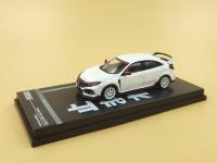 1:64 HONDA CIVIC TYPE R FK8 WHITE Alloy model car Metal toys for childen kids diecast gift