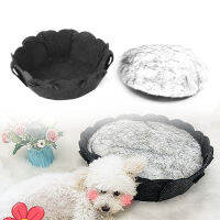 Pet Bed Round Cat Bed สะดวกสบายสำหรับทุกฤดูกาลสำหรับแมวและสุนัขตัวเล็ก