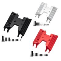 CNC Chassis Gearbox Mount Base Bottom Skid Plate for Axial 1/18 RC Crawler Axial Capra UTB18 RTR Upgrade Part