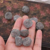 10Pcs Tobacco Smoking Pipe Metal Filter Screen Steel Mesh Rimmed Dome Bong Shake #314 Pipes