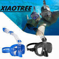 หน้ากากดำน้ำและหน้ากากดำน้ำแบบพับได้ Anti-Fog Diving Set With Full Dry Top System s Diving Goggles Diving Camera Support