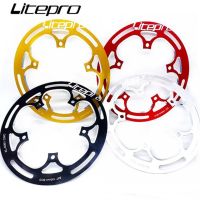 Litepro ข้อเหวี่ยงสำหรับ130bcd 52/53T จักรยานเสือภูเขา Mtb จานโซ่จักรยานถนนจานหน้าของจักรยานป้องกัน