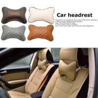 1pcs Universal Car Headrest Leather Seat Head Support Cushion Neck Protector Pillows with Good Elasticity Installation Simple