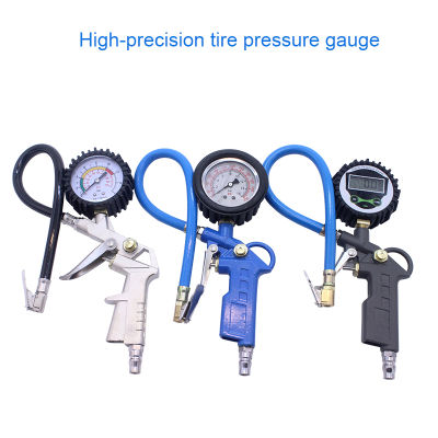 Auto Tire Pressure Gauge For Car Motorcycle SUV Inflator Pumps Tire Repair Tools Pressure Type For Air Compressor Durable