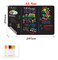 A4 Size Magnetic Blackboard small chalkboard sticker Kitchen menu whiteboard Weekly Planner Fridge Sticker Message Board