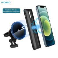 [BZhang] 15W Magnetic Car Wireless Charger สำหรับ iPhone 14 13 12 Pro Max Mini Qi Fast Charging Air Vent Mount ที่วางโทรศัพท์สำหรับกรณีแม่เหล็ก