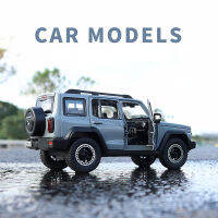 124 Jeeps Wrangler Rubicon รถรุ่น Alloy Diecast Tank 300 Off-Road ยานพาหนะจำลองโลหะของเล่นรถรุ่นเด็กของเล่นของขวัญ