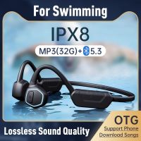 For Xiaomi Bone Conduction Earphones Bluetooth Wireless IPX8 Waterproof MP3 Player Hifi Headphone With Mic Headset For Swimming