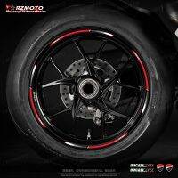 RZMOTO Motorcycle Decal Wheel Waterproof Reflective Rim Stickers For DUCATI MULTISTRADA 620 950 1000 1200 1260 V4