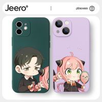 Jeero เคสคู่ เคสไอโฟน คู่รัก กันกระแทกซิลิโคนนุ่มการ์ตูนน่ารักตลก เคสโทรศัพท์ Compatible for  13 12 11 Pro Max SE 2020 X XR XS 8 7 ip 6S 6 Plus HFF1416