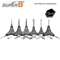 SUPER B จักรยาน Hex Key Wrenches Torx ประแจ Y-Shape จักรยานซ่อมเครื่องมือ TB-YY05YY10YY15YY20YY25