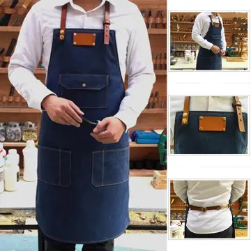 Neck Strap Aprons  Practical in Many Styles Materials  Colors  Tagged  FeaturesSplitLeg  Under NY Sky