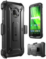 สำหรับ Moto G6 กรณี SUPCASE เต็มรูปแบบเคสกันกระแทกพร้อมปกป้องหน้าจอและคลิปหนีบเข็มขัด