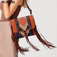 ✕◆ 2023 hand-made by Europe and the States to restore ancient ways flow be linen one shoulder his independent stand for female bag