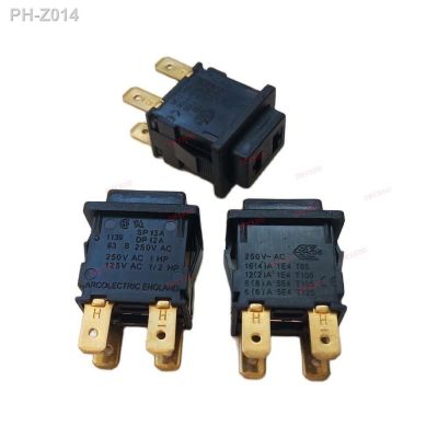 1PCS New British ARCOLECTRIC Square Self-locking Button Switch 4 Pin 16A Vacuum Cleaner Power Button Switch