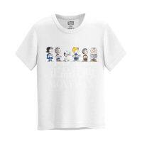 【New】Uniqlo เสื้อยืดแขนสั้น ผ้าฝ้าย พิมพ์ลาย Snoopy Peants Co Branded ครบรอบ 70 ปี สําหรับผู้หญิง