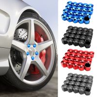 20Pcs 17/19/21mm Car Wheel Nut Caps Protection Covers Caps Anti-Rust Auto Hub Screw Cover Car Tyre Nut Bolt Exterior Decoration Nails Screws Fasteners