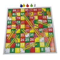28CM Funny Family Party Games Snake Ladder Flight Chess Set Paper Portable Board Game Toys for Children Kids Board Games