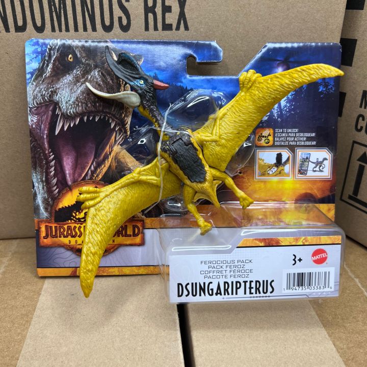 Mattel HDX18 Jurassic World Dominion Ferocious Pack Velociraptor Blue ...