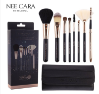 แปรง Nee cara single brush x8 n081 จบในเซตเดียว มีครบทุกแบบ​ ใช้ได้ทั้งหน้าไปเร้ย**ของแท้ พร้อมส่ง