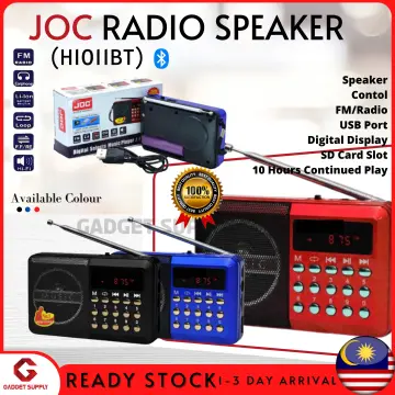 How to Operate digital JOC FM Radio MP3 PenDrive Sdcard Player 